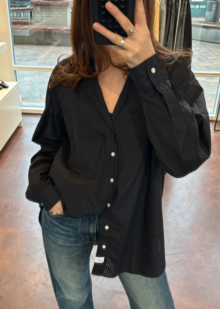 Oversized Button-Up Shirt