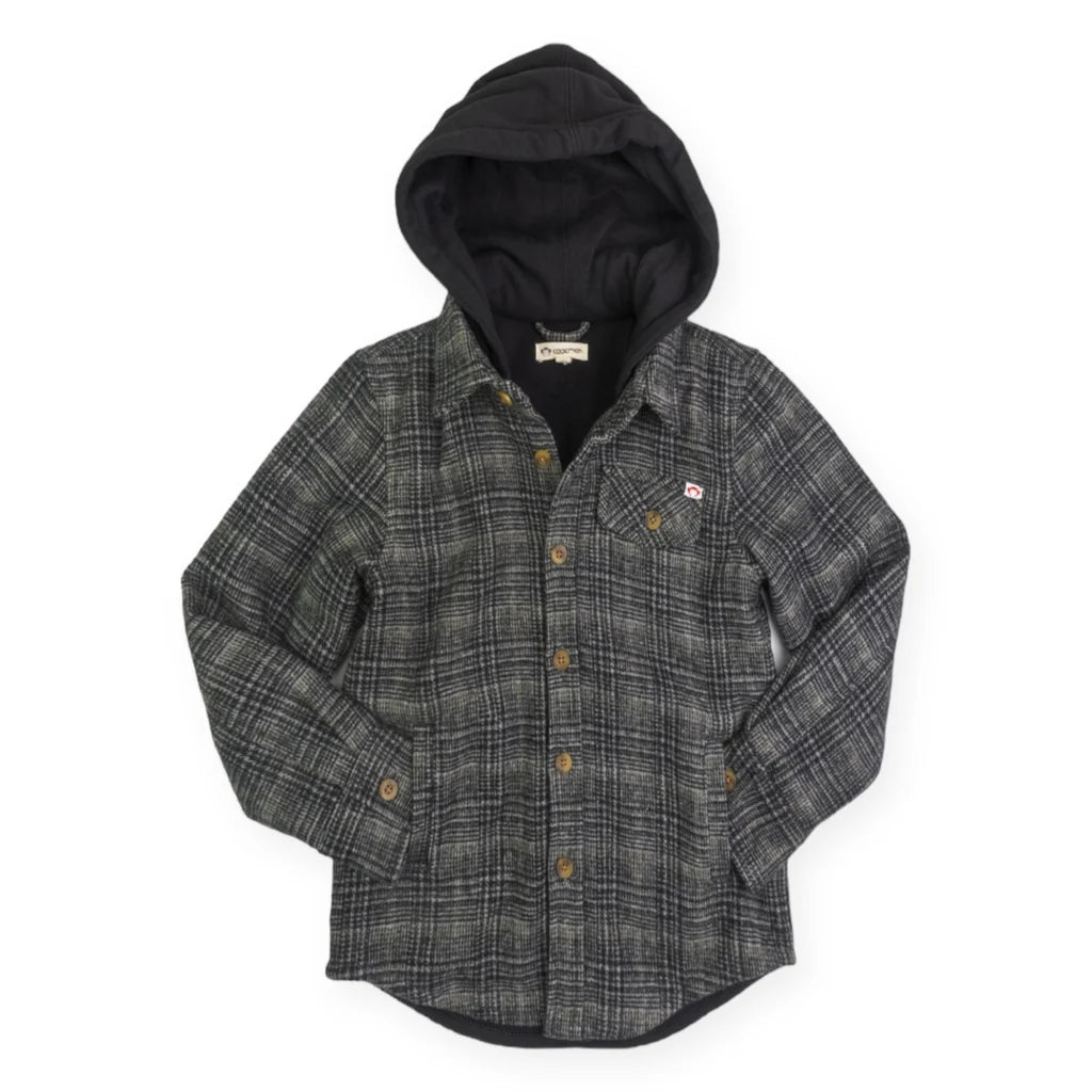 Glen Hooded Shirt