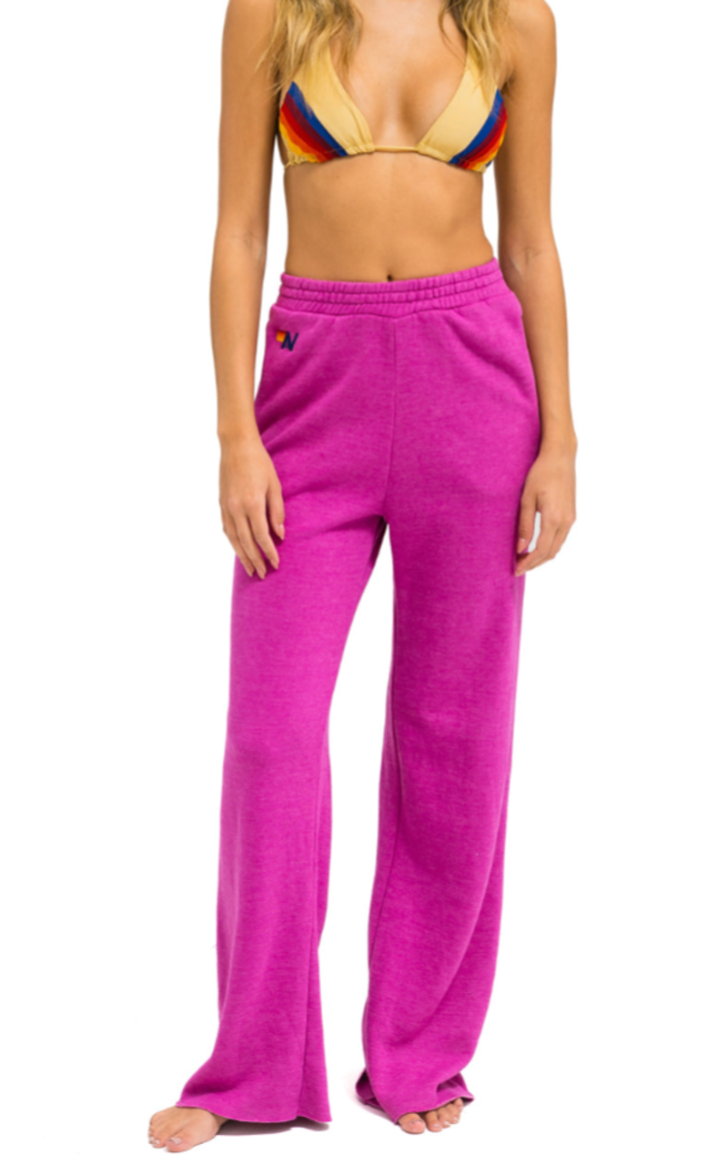 Aviator Nation I Wide Leg Women's Pocket Sweatpants