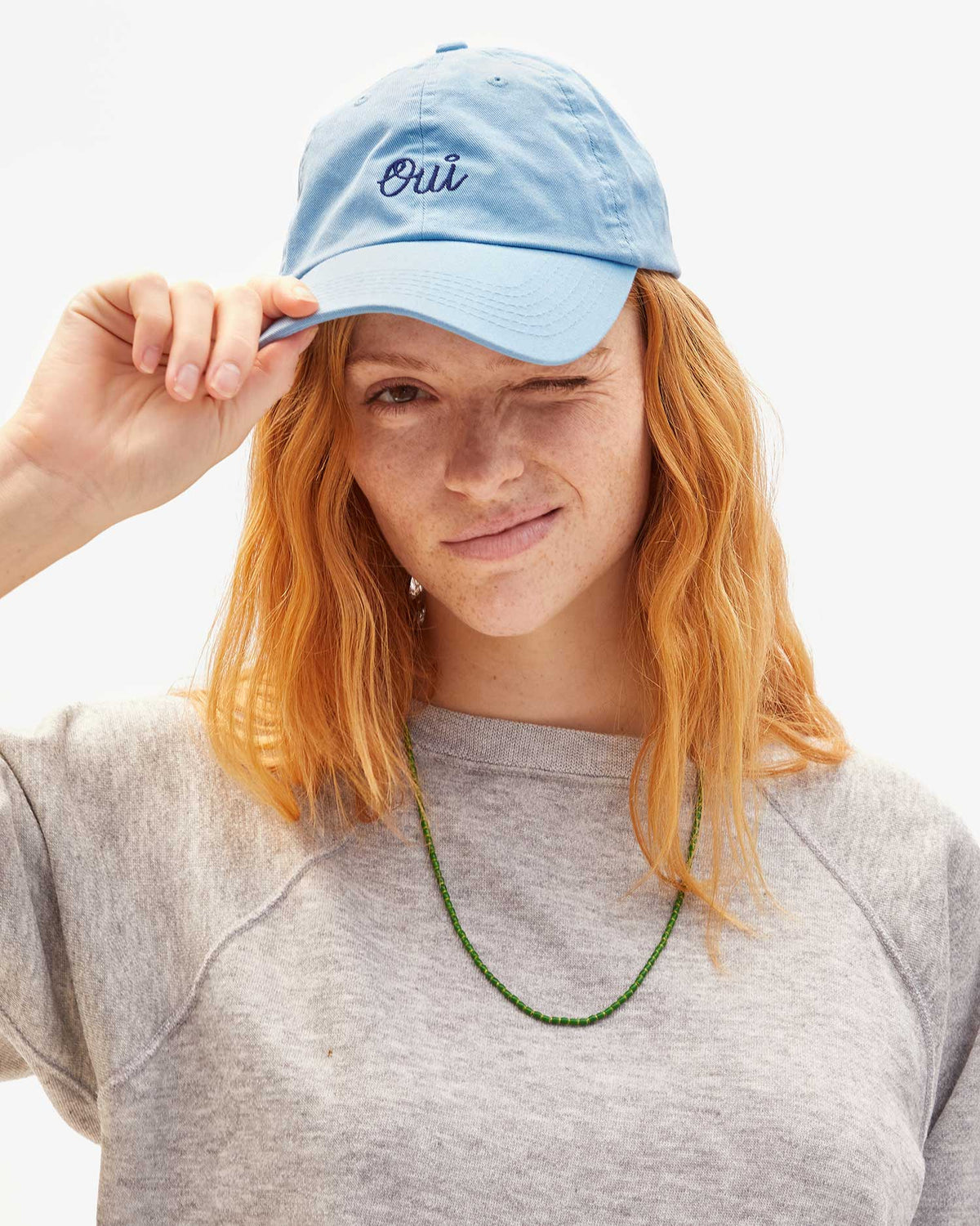 Clare V. I Oui Embroidered Baseball Hat