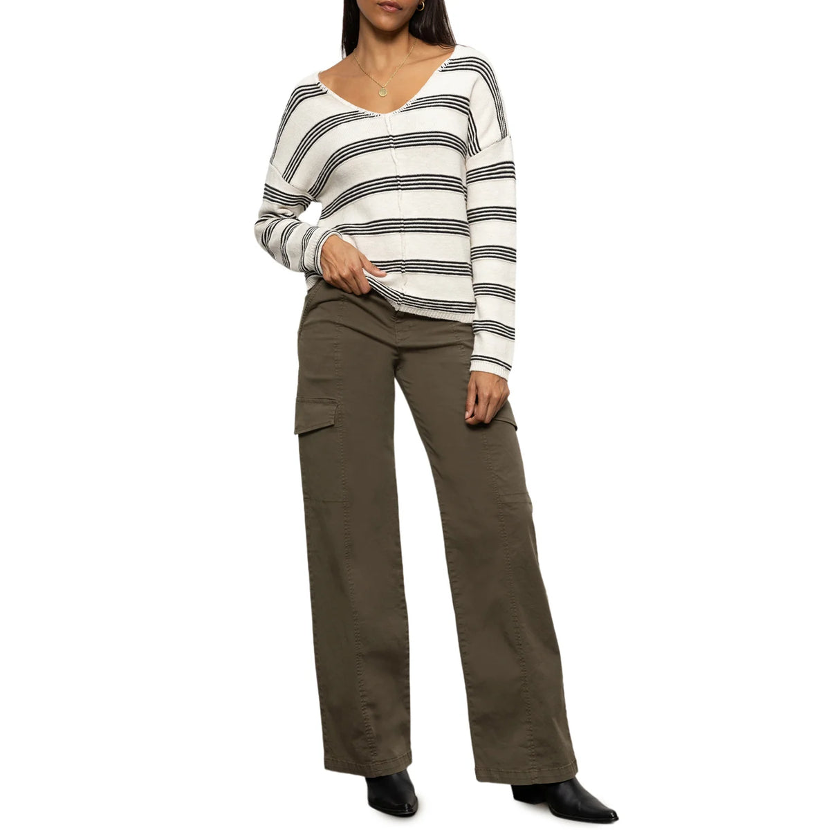 Sanctuary I Easy V Neck Sweater