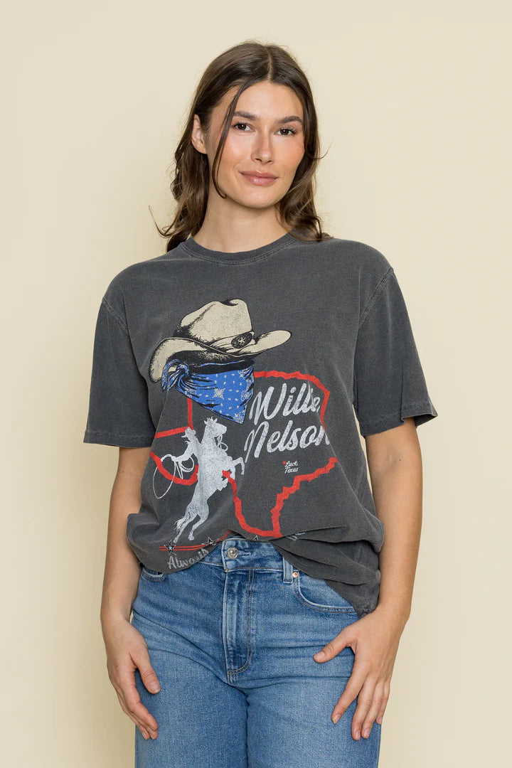 People of Leisure I Willie Nelson Always On Mind Tee