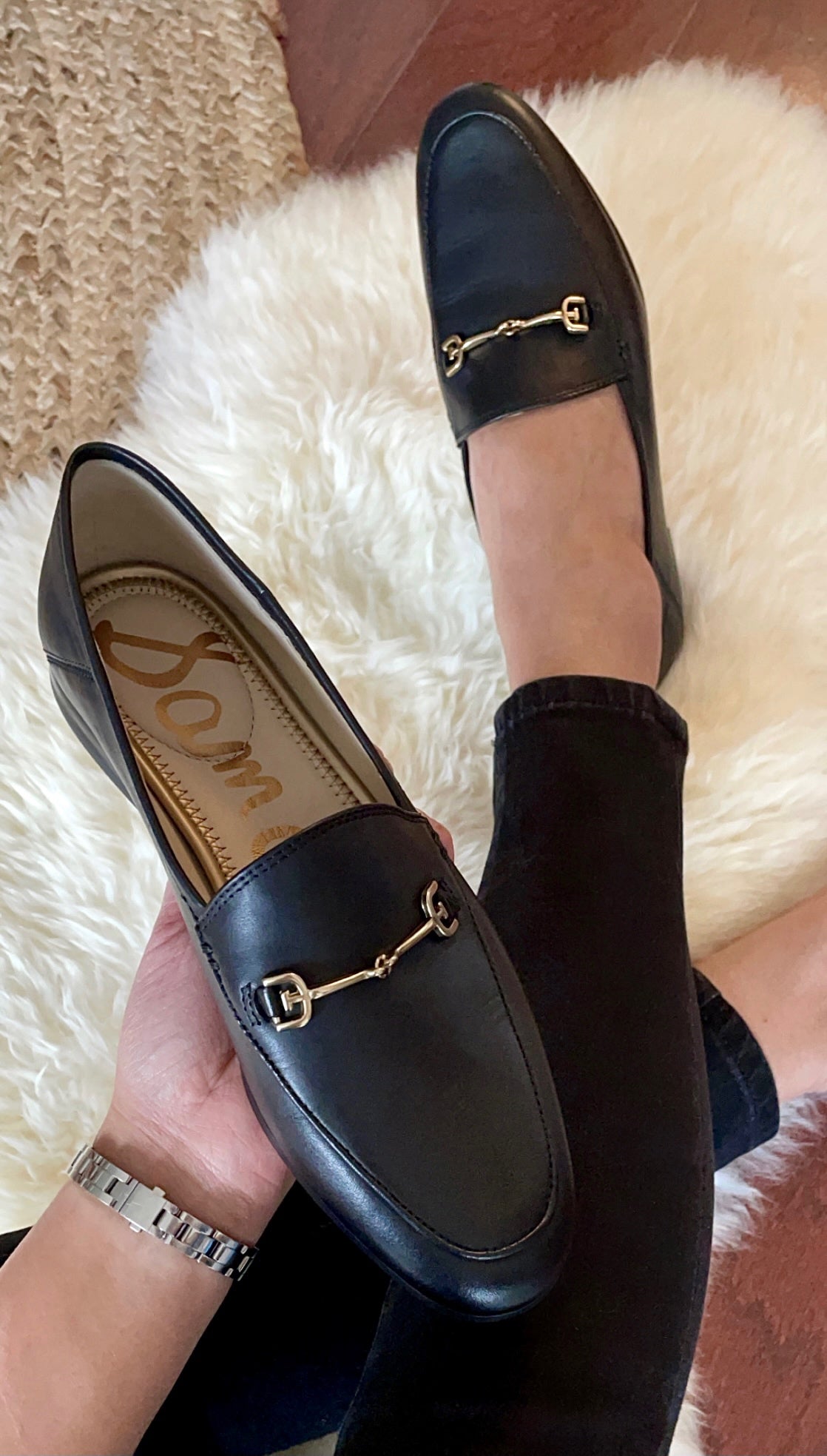 Sam shops edelman loafers loraine