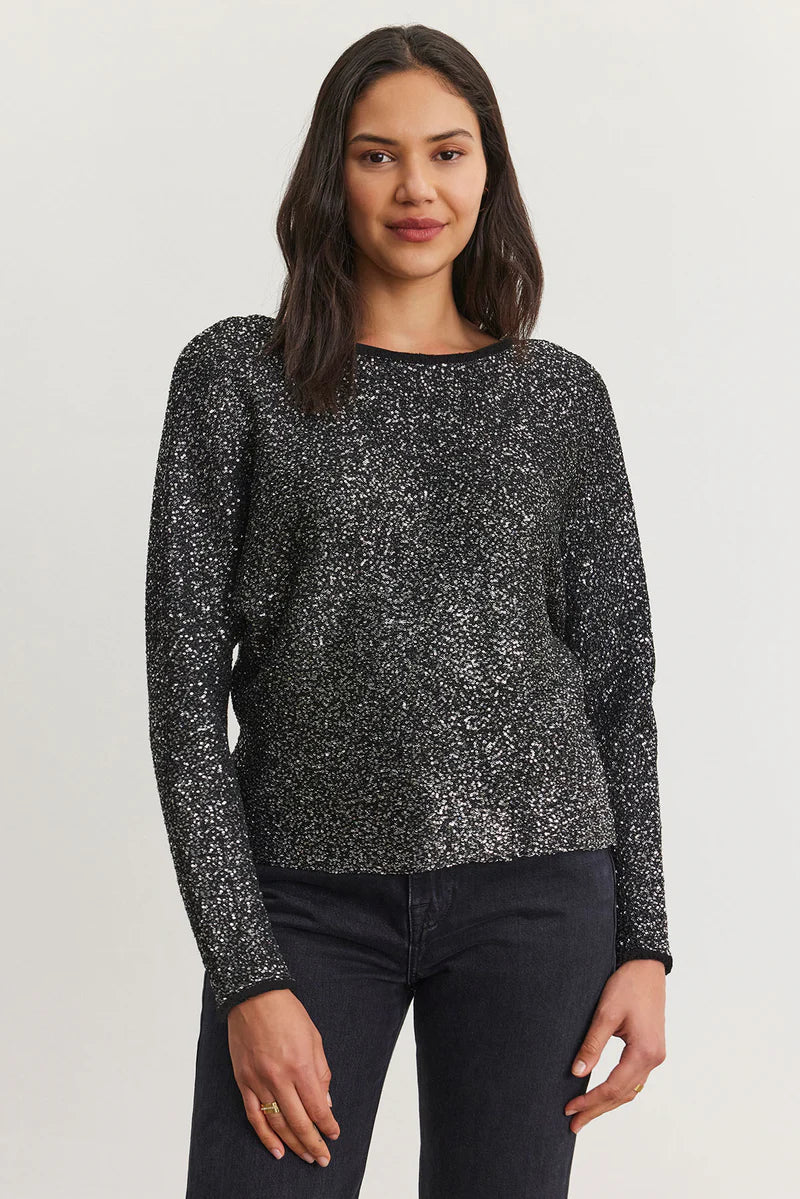 Opaline Sequin Sweater