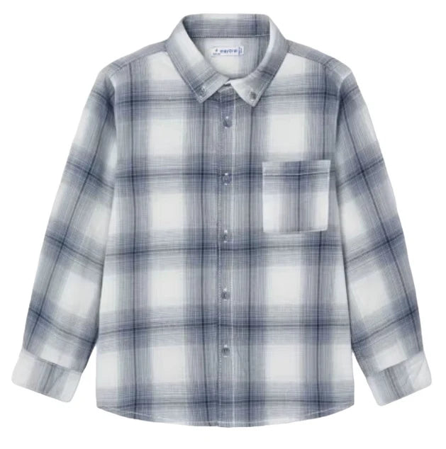 Long Sleeve Checked Shirt