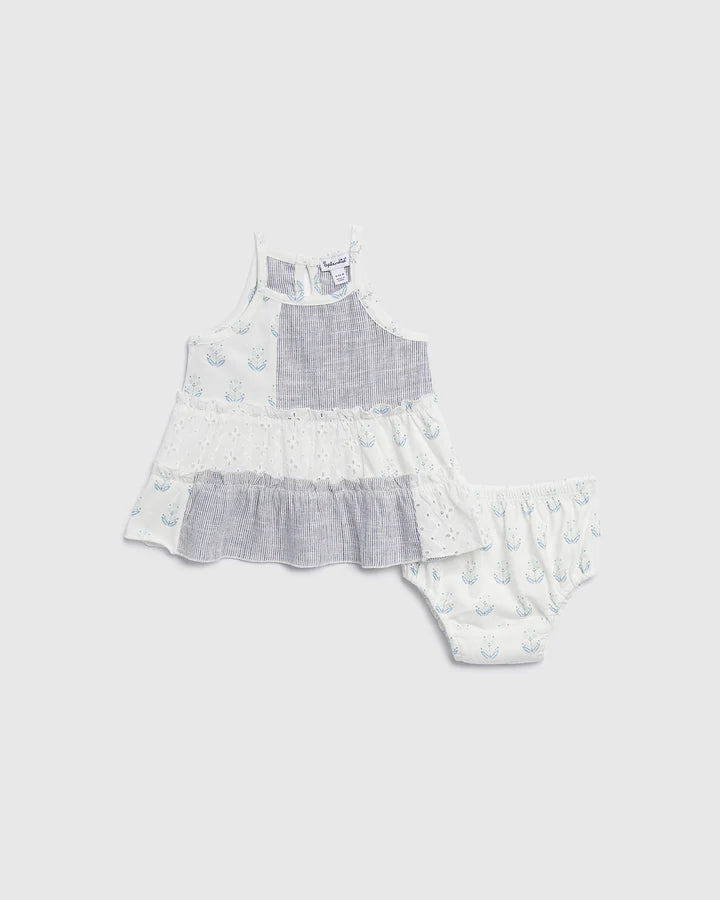 Splendid I Ocean Cottage Patchwork Dress