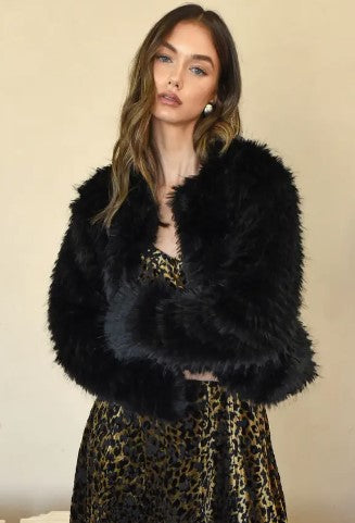 Adelyn Rae I Lana Faux Fur Coat