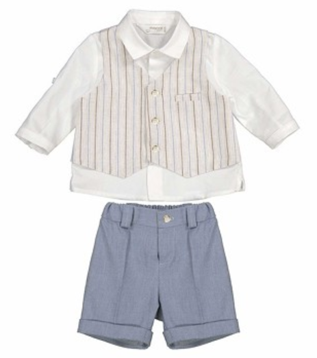 Mayoral I Shorts with Vest Set