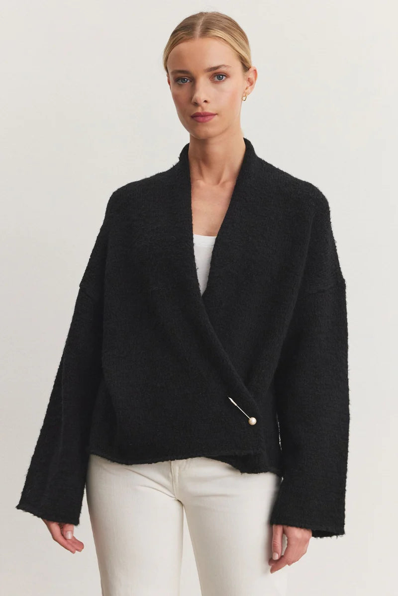 Velvet by Graham & Spencer I Chanson L/S Drape Cardigan