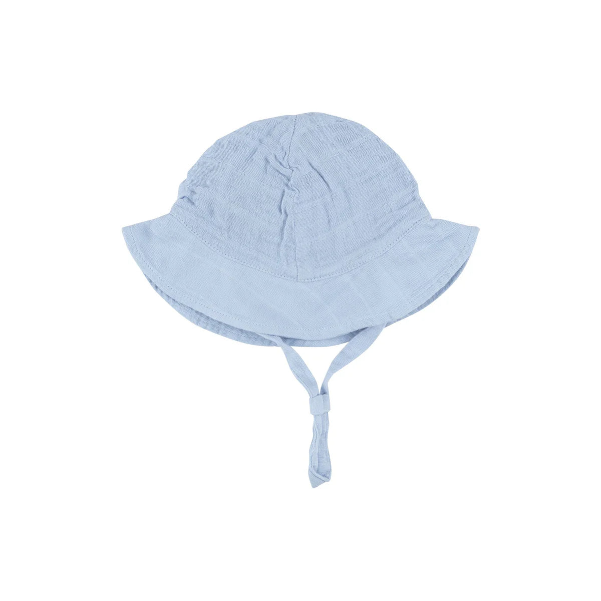 Angle Dear I Solid Muslin Wide Brim Sun hat