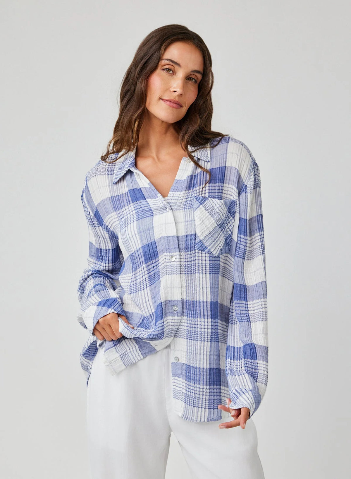 Bella Dahl I Oversized Shirt With Pocket